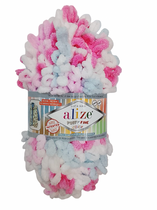 Alize Puffy Color Yarn 100gms