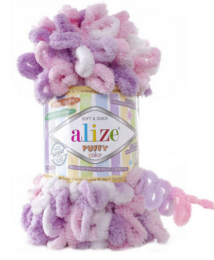 Alize Puffy Color Yarn 100gms