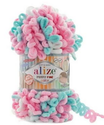Alize Puffy Color Yarn 100gms