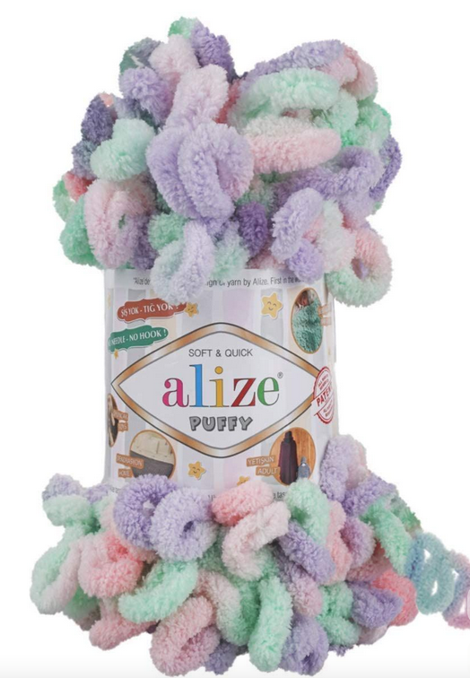 Alize Puffy Color Yarn 100gms