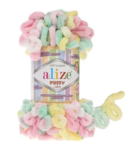 Alize Puffy Color Yarn 100gms